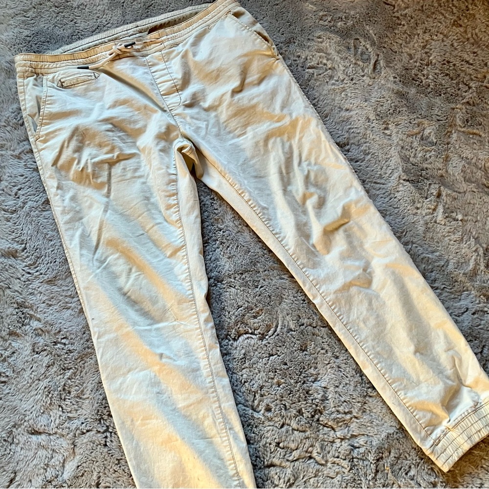 Suko Jeans casual track pants size 36 in cream